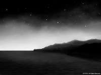 「海のある風景」02「夜の帳が下りて」